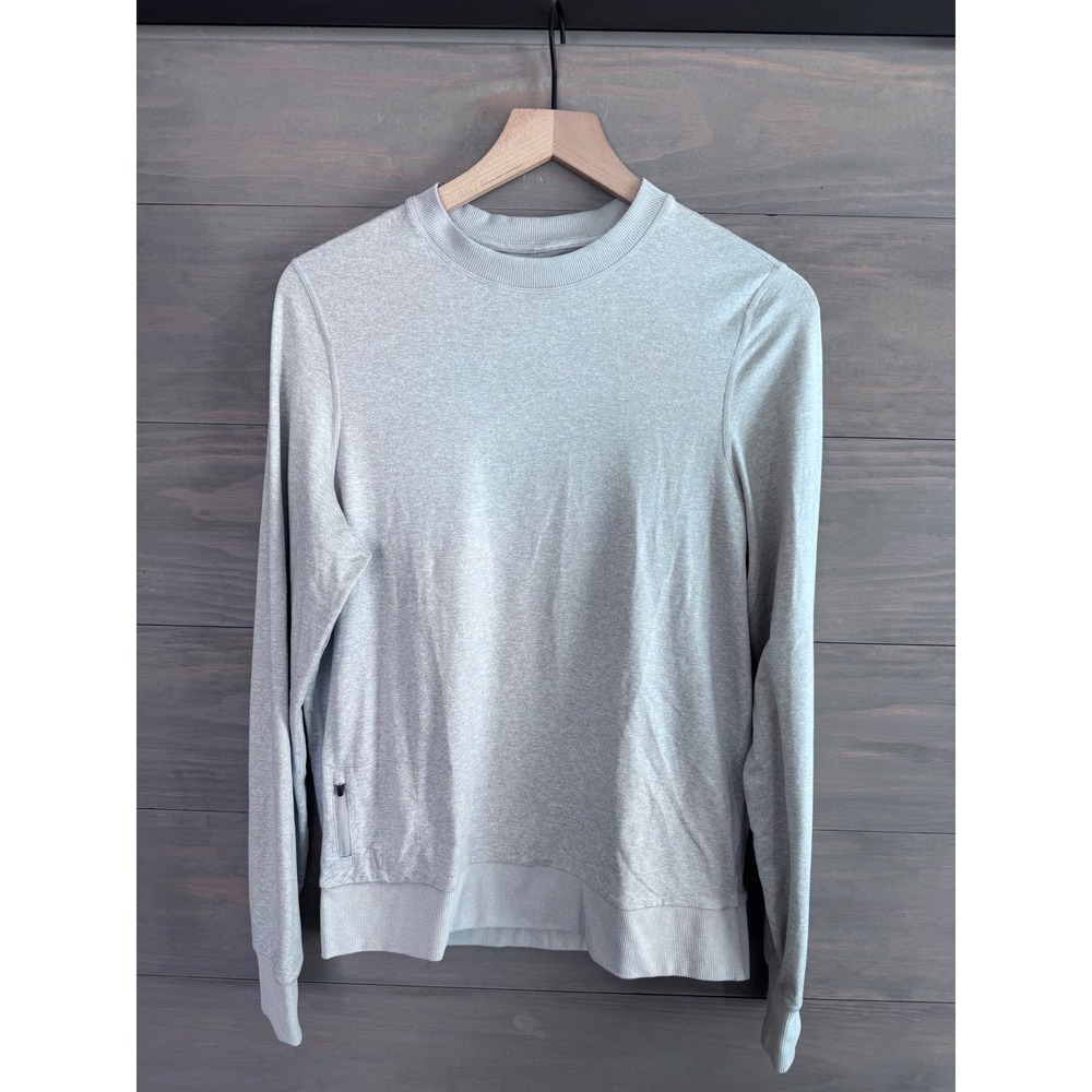 Vuori Mens Ponto Performance Crew‎ Heather DreamKnit Pullover V224 Small